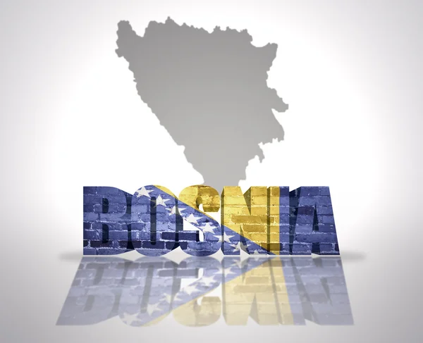 Palavra Bósnia — Fotografia de Stock