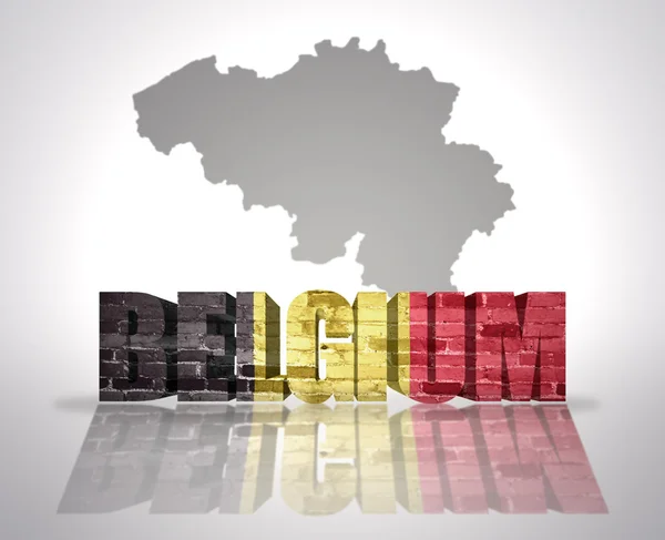 Слово Бельгия — стоковое фото