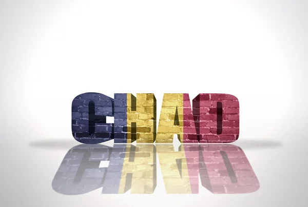 Word Chad on the white background — Stock Photo, Image