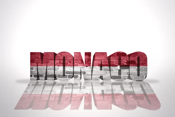 Word Monaco on the white background — Stock Photo, Image