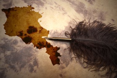 Vintage Ermenistan harita