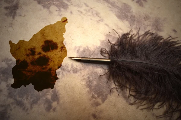 Vintage San Marino Haritası