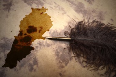 Vintage Lübnan harita 