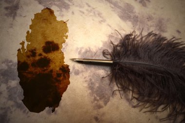 Vintage Katar harita 