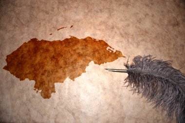 Vintage Honduras Haritası