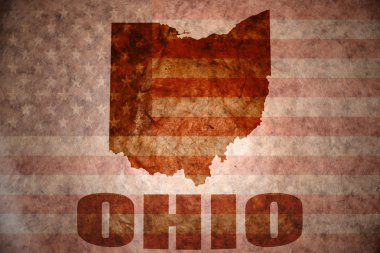 Vintage ohio Haritası