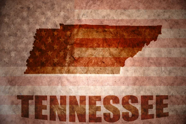 Vintage tennessee map — Stock Photo, Image