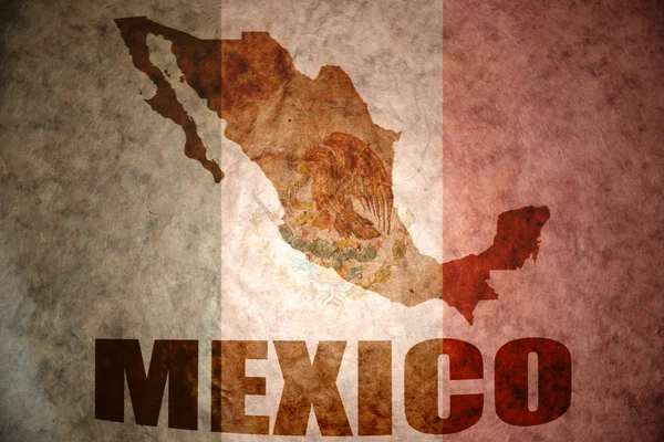 Vintage Mexique carte — Photo