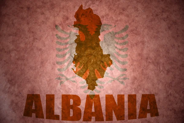 Vintage albania map — Stock Photo, Image