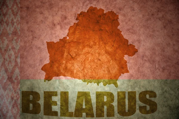 Vintage belarus map — Stock Photo, Image