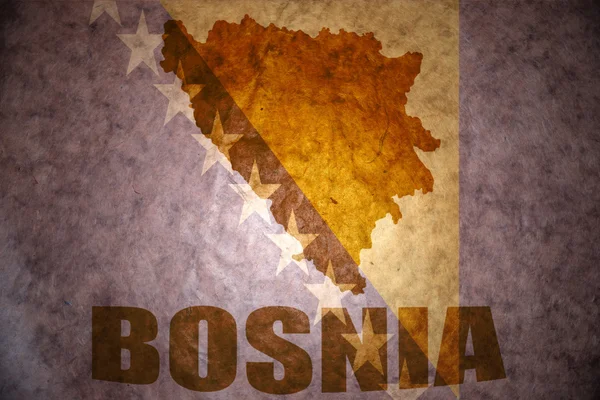 Vintage mapę Bośni — Zdjęcie stockowe