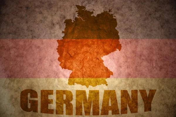 Vintage germany map — Stock Photo, Image