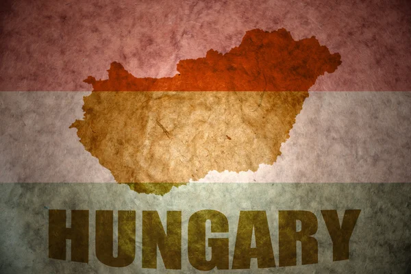 Ungarische Landkarte — Stockfoto