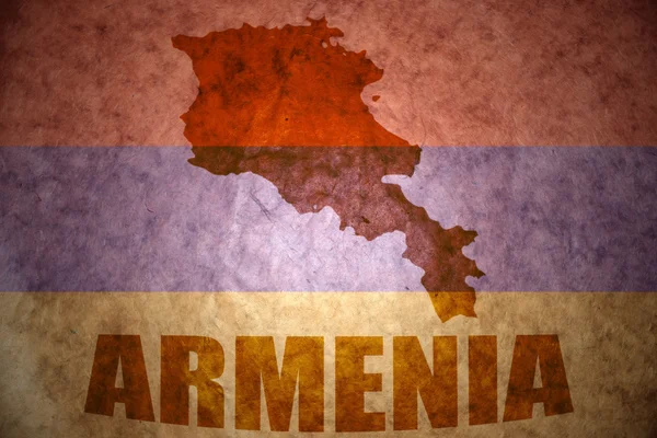 Vintage armenia mapa — Fotografia de Stock