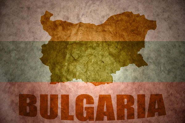 Vintage bulgaria map — Stock Photo, Image