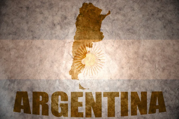 Vintage argentina mapa — Fotografia de Stock