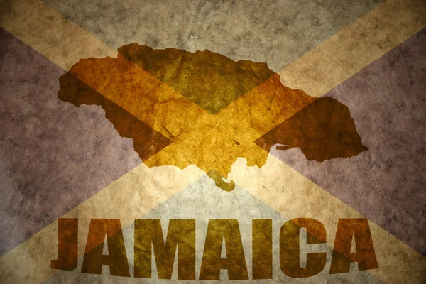 Vintage mapie Jamajka — Zdjęcie stockowe