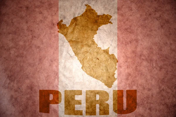 Peru vintage  map — Stock Photo, Image