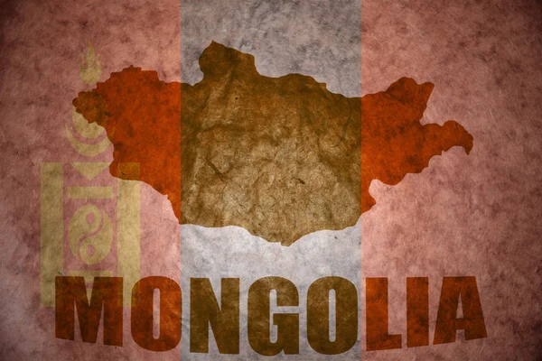 Archiwalne mapy Mongolii — Zdjęcie stockowe