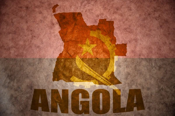 Angola mapa vintage — Foto de Stock