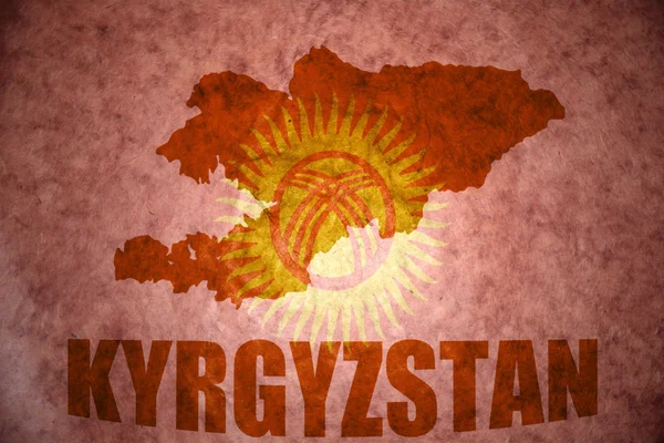 Kirghizistan carte ancienne — Photo