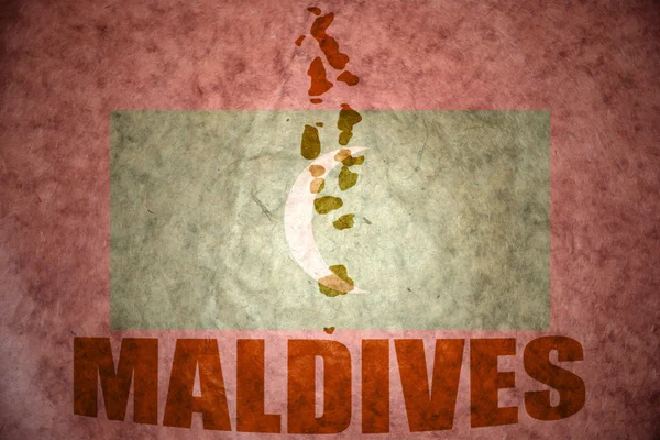 Malediwy mapa vintage — Zdjęcie stockowe