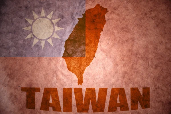 taiwan vintage map