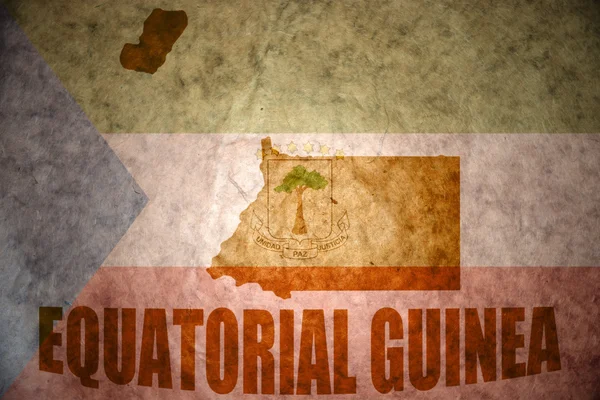 Equatorial guinea vintage map — Stock Photo, Image