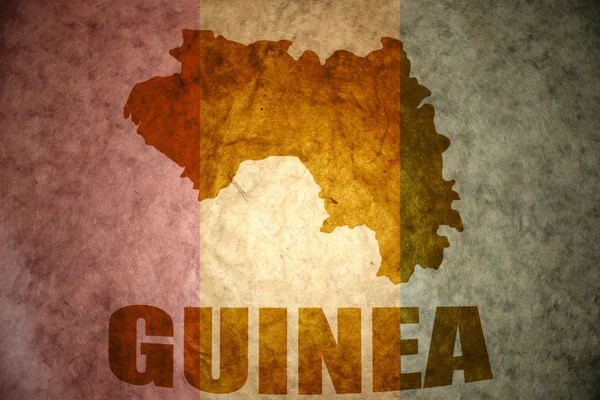 Guinea vintage mapa — Foto de Stock