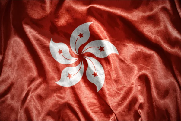 Shining hong kong flag — Stock Photo, Image