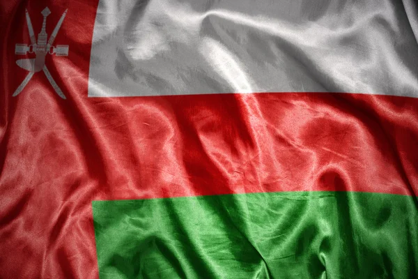 Shining omani flag — Stock Photo, Image