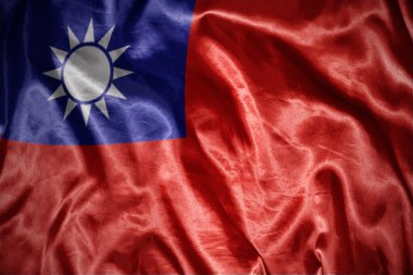 Tayvan bayrağı parlayan