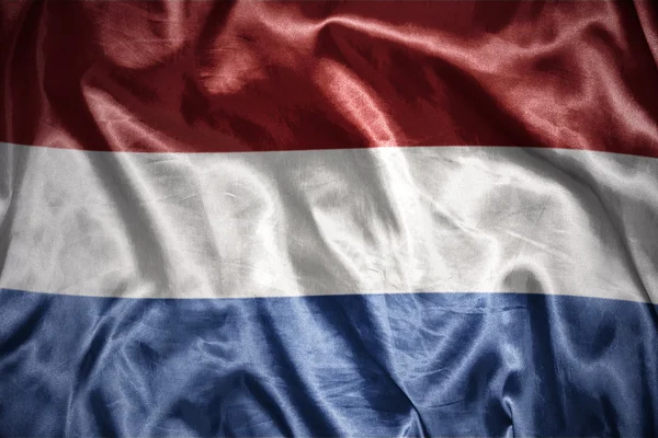 Shining  dutch flag — Stock Photo, Image