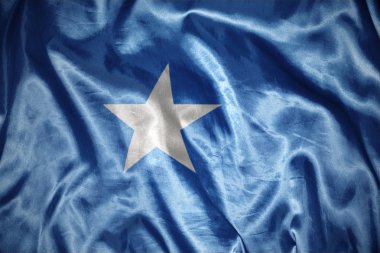 Somali bayrağı parlayan