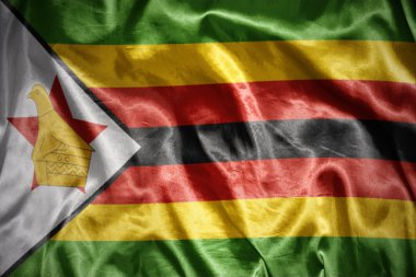 Zimbabve bayrağı parlayan