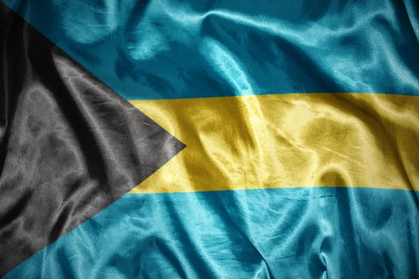 Brillante bandera de Bahamas —  Fotos de Stock