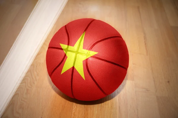 Basketball ball with the national flag of vietnam — ストック写真