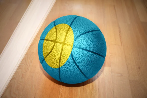 Basketball ball with the national flag of palau — Stock fotografie