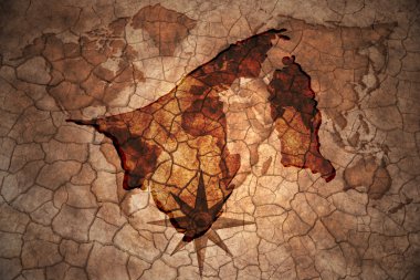 Vintage brunei harita