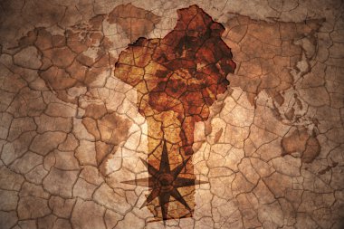 Vintage Benin Haritası