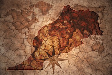 Vintage Fas Haritası