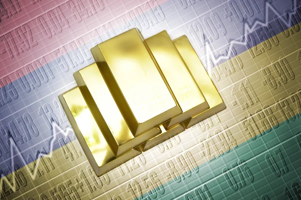 Mauritius gold reserves — Stock Photo, Image