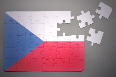 Çek Cumhuriyeti ulusal bayrak ile bulmaca