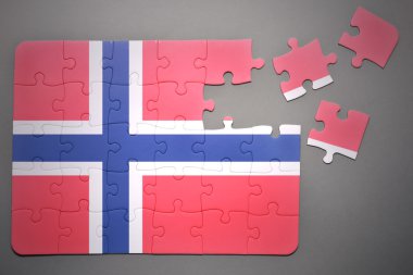 Norveç bayrağı ile bulmaca