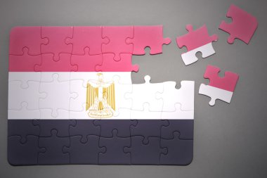 Mısır ulusal bayrak ile bulmaca