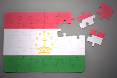 Tacikistan bayrağı ile bulmaca
