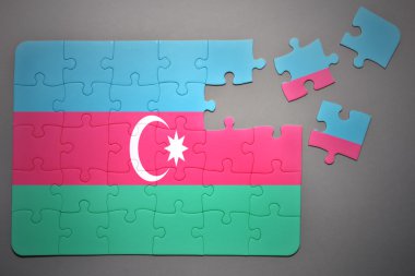 Azerbaycan bayrağı ile bulmaca