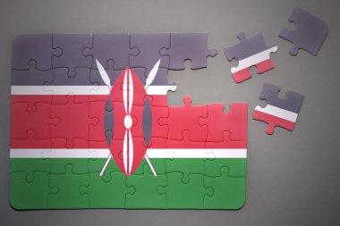 kenya ulusal bayrak ile bulmaca