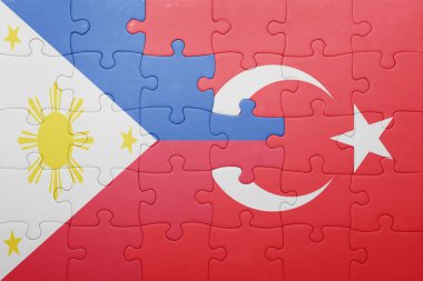 Türkiye'de ve Türkiye ulusal bayrak ile bulmaca