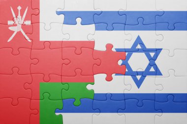 İsrail ve Umman ulusal bayrak ile bulmaca